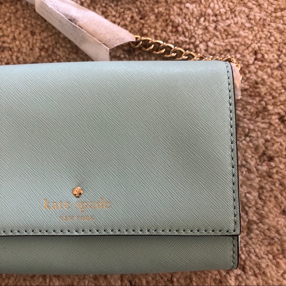 🆕with tags KATE SPADE CROSS BODY BAG IN MINT - Picture 2 of 8